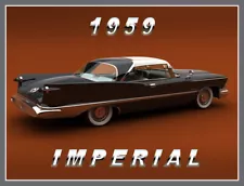 1959 Chrysler Imperial Southampton Coupe, Refrigerator Magnet, 42 Mil thick