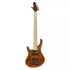 MTD Kingston Z5 5-String Left-Handed Bass Natural Gloss w/ Maple FB