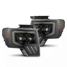 AlphaRex Alpha-Black PRO-Series Projector Headlights for 2009-2014 Ford F-150