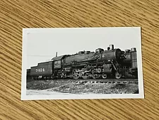 Santa Fe Railway Steam Engine Locomotive 3424 Vintage Photo ATSF