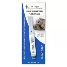 Adhesive - Clear 2 part Self Curing Acrylic SCA for Granite Cultured Marble s...