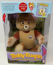 TEDDY RUXPIN Animated Bear 2005 Vintage Story Telling Toy New Damaged Box