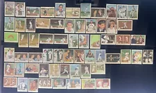 Original 1959 Fleer Ted Williams Baseball Cards 62 Card Lot Many Good+ Condition