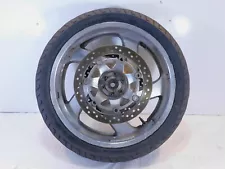 2001-2008 Honda GL1800 Goldwing 1800 Silver Cast 5 Spoke Front Wheel Rim & Tire