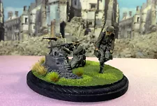 WW2 Diorama 1/35 Scale German MG42 with 3 Tamiya Figures