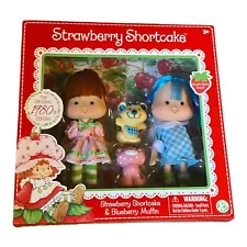 Rare Strawberry Shortcake and Blueberry Muffin Retro 1980's design - new In Box