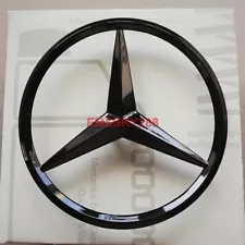 GLOSS BLACK F/MERCEDES W447 VITO 110mm 2014+ REAR BOOT BADGE EMBLEM A4478170216