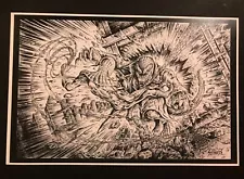 *Spiderman Vs. Lizard* 11x17in Black And white Art Print for Sale By Artist.