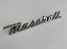 Vintage Maserati Rear Badge