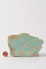 High Grade and Large Old Stock Vintage No. 8 Mine Turquoise Nodule for Sale