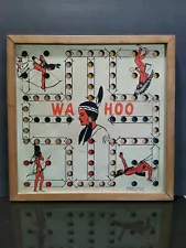 Vintage Wooden WAHOO Game Board Creative Designs Native American Gatesville TX