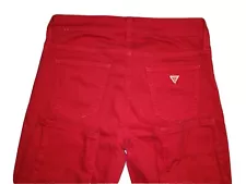 Red Guess Stretch Jeans - Size 29 Regular