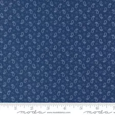 Denim and Daisies Petite Paisleys Midnight Jeans Fig Tree for 1/2 YD 35387 18