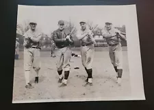 UNIVERSITY PENNSYLVANIA BASEBALL VINTAGE ORIGINAL PHOTO 1933 CHARTER FIELD 7X9IN