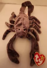 TY Rare Beanie Baby STINGER the Scorpion 1997 Pe Pellets Rare Tag & Tush Errors