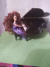 Vintage dancing dawn doll reroot, and her musical piano