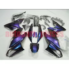 Chameleon Blue Purple For Kawasaki Ninja 650R EX650C 2009 2010 2011 Fairing Kit (For: 2010 Kawasaki Ninja 650R)