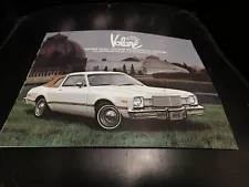 1976 Plymouth Volare Automotive Dealer Sales Brochure Literature