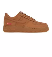 Supreme Nike Air Force 1 Low W SP Size 9 Flax Gum Light Brown DN1555 200 NIB