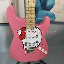 ST Hello Kitty SSH Pink Electric Guitar Maple Neck & Fingerboard for Sale