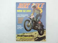 Dirt Bike Magazine August 1974 CZ 250 Kawasaki Yamaha Hodaka Suzuki Honda 125 23