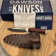 Dawson Knives Mojave 6 - CPM 3V with Spector Finish Red/Black G-10