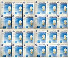 GE 60WATT Light Bulbs Crystal Clear 750 Lumens Dimmable Classic 48 Bulbs 24 Pack