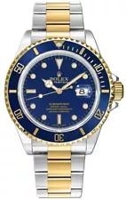 Rolex Submariner Date Gold & Silver Oster Bracelet Mens Dress Watch Online Sale