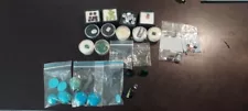 NR Mixed loose gemstones lot DESTASH Natural & lab created faceted and cabochons