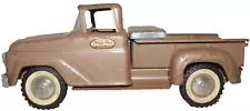 Tonka Stepside Farm Pickup Truck pressed steel USA with tool storage in bed