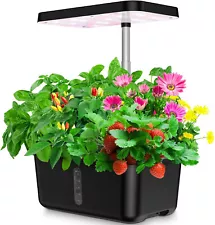 8 Pods Indoor Herb Garden Kit Hydroponic Growing System for Plants Fruit Growing