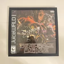 Juice WRLD Signed Autographed Death Race For Love SLEEVE ONLY with Frameð¥