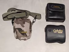 Cabelas 1200 By Bushnell Performance Laser Optic Rangefinder + 2 Cases