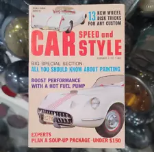 Car SPEED and STYLE 1961 Corvette Custom vtg Painting Hot Rod Hub Caps Go Karts