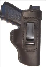 S&W 59 Series - 5904, 5906 Leather Gun Holster LT RH IWB Black