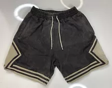 Conjure Denim Jean Basketball Shorts Men Medium Black Washed Pockets