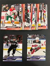 2023-24 Upper Deck New Jersey Devils Team Set 1 2 Extended 23 Cards Young Guns