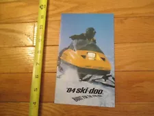 Ski Doo Snowmobile 1984 Bombardier Vintage Dealer sales brochure