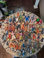 BIG LOT OF DRAGON BALL Z ACTION FIGURES BANDAI JAKKS & KIDS MEAL TOYS