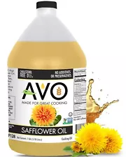 Naturally Processed NON-GMO High Oleic Safflower Oil, 1 Gallon