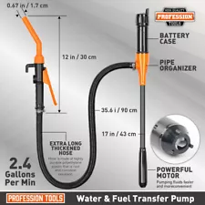 Transfer Pump Battery Operated Portable Electric Pump for Gasoline Diesel Fuel