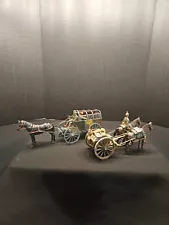 OLD TOY SOLDIER STYLE custom made "KELSEY" 54mm WWI 2 GERMAN WAGONS w 3 fig's