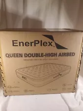 EnerPlex 16" Double Height Inflatable Air Mattress for Camping & Travel, Queen