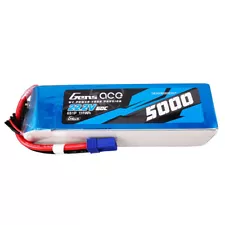 GensAce 22.2V 60C 5000mAh G-Tech 6S Lipo Battery EC5 Plug For X Class Helicopter