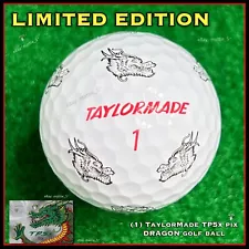 (1) NEW TaylorMade TP5x pix - DRAGON - Limited Edition Golf BALL - SOLD OUT