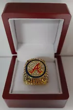 Freddie Freeman - 2021 Atlanta Braves World Series Ring With Wooden Display Box