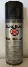 Autosmart Gloss Black Paint 400ml (Black spray for car metals plastics) TRADE