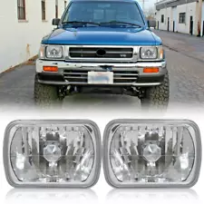 For Toyota Pickup 1982-1995 Truck 4Runner 7x6" Inch Headlights Sealed Beam Pair (For: 1988 Toyota Corolla GTS)