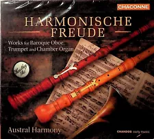 Harmonische Freude-Works for Baroque Oboe Trumpet & Organ Austral Harmony CD NEW