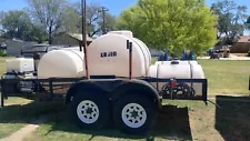 commercial industrial power washer on a trailer